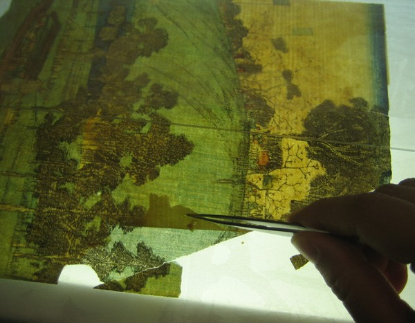 woodcut print conservation